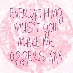 EVERYTHING MUST GO🥳🥳